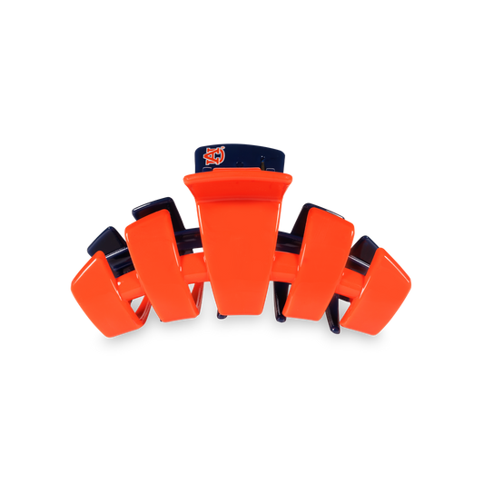 TELETIES - Classic College Hair Clip | Medium | Auburn Univ.