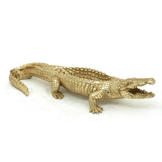 Modern World by Contrast Inc. - Gold Crocodile Bowl