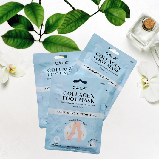 Best Beauty Group - CALA Vitamin C or Collagen Foot Mask Treatment: Collagen