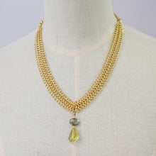 Load image into Gallery viewer, a.v. max - Mesh Necklace w/Semi: Pearl