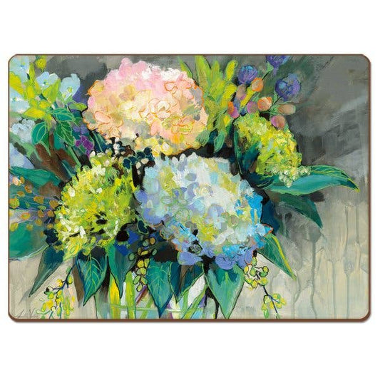CounterArt/Highland Home/Thirstystone/CoasterStone - Cala Home Garden Hydrangeas Decorative Hardboard Placemats