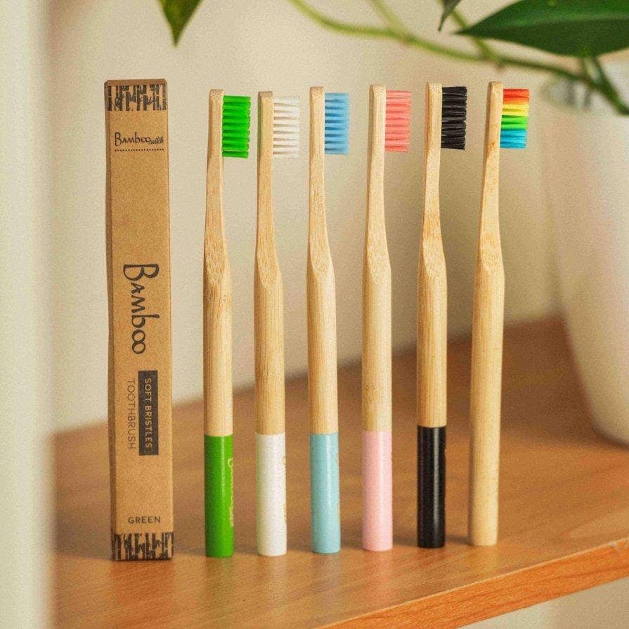 Bamboo Switch - Adult Bamboo Toothbrush | Earth Day Bestseller: Blue