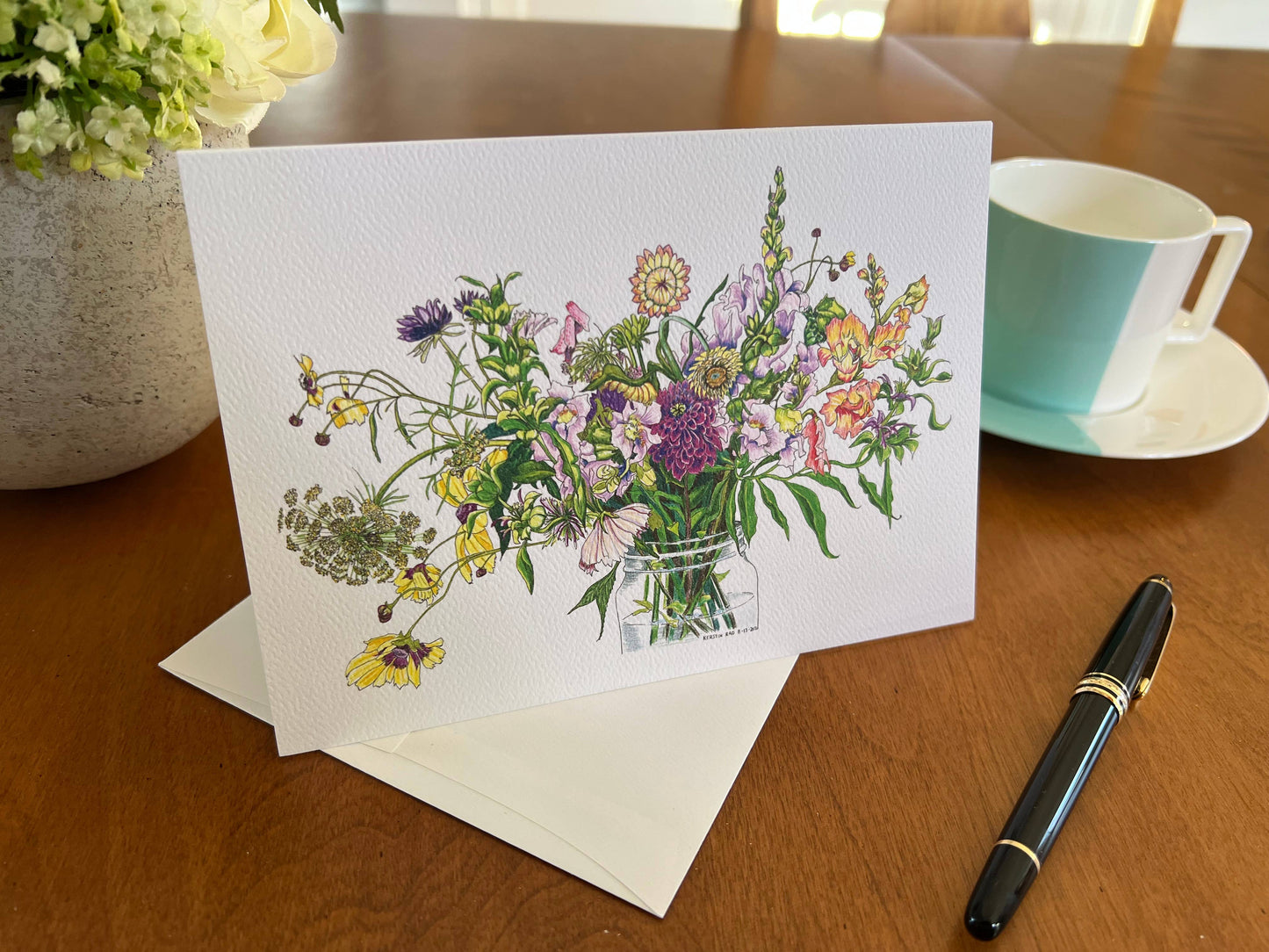 Vivid Cottage - August Abundance - card