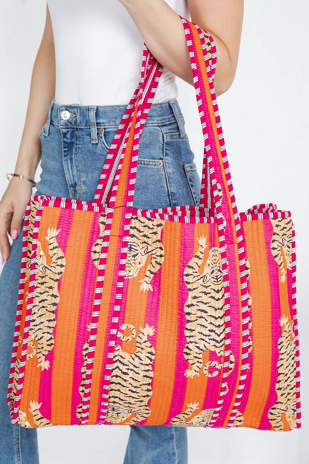 LA Soul - Tiger Handmade Reversible Tote Bag