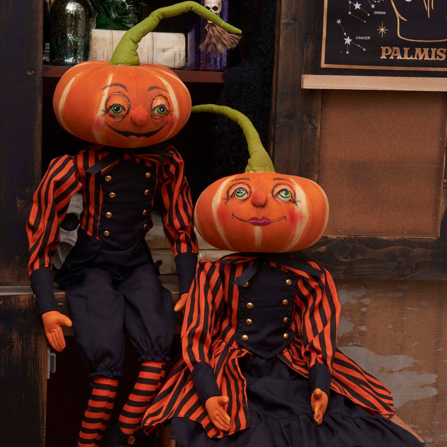 C&F Home - Padma Pumpkin Gathered Traditions Art Doll