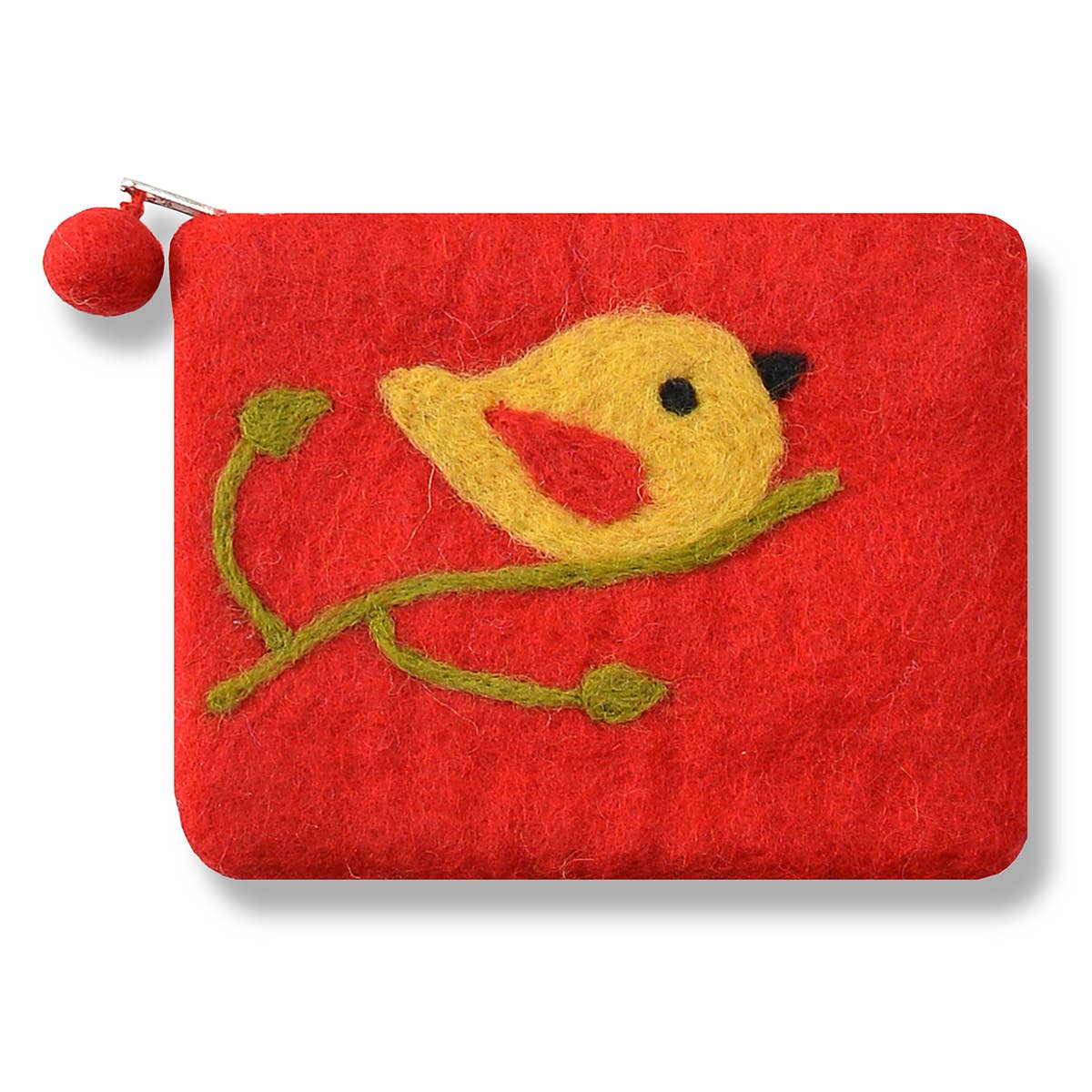 BNB Crafts Inc. - One Bird Design Coin Purse: Pink
