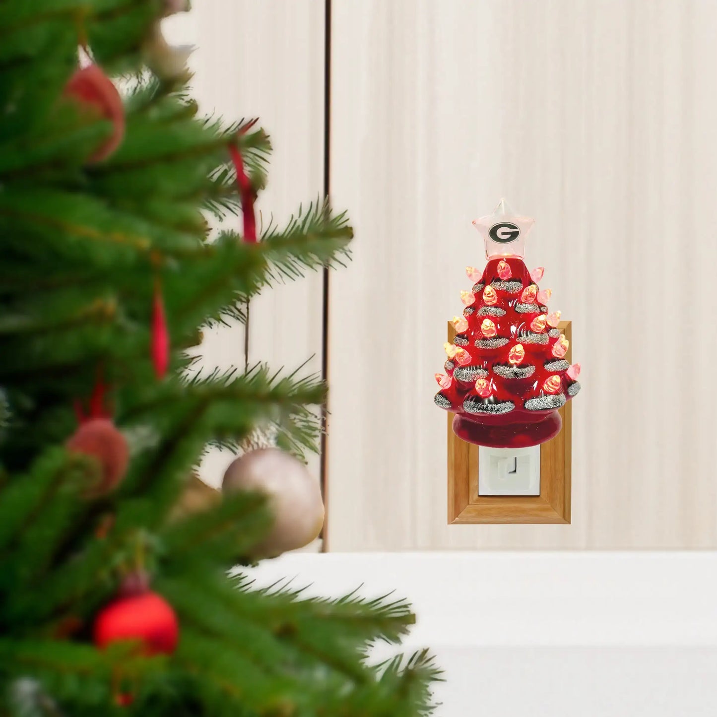 Santa’s Workshop Inc. - 6.5" Georgia Xmas Tree Nite Lite