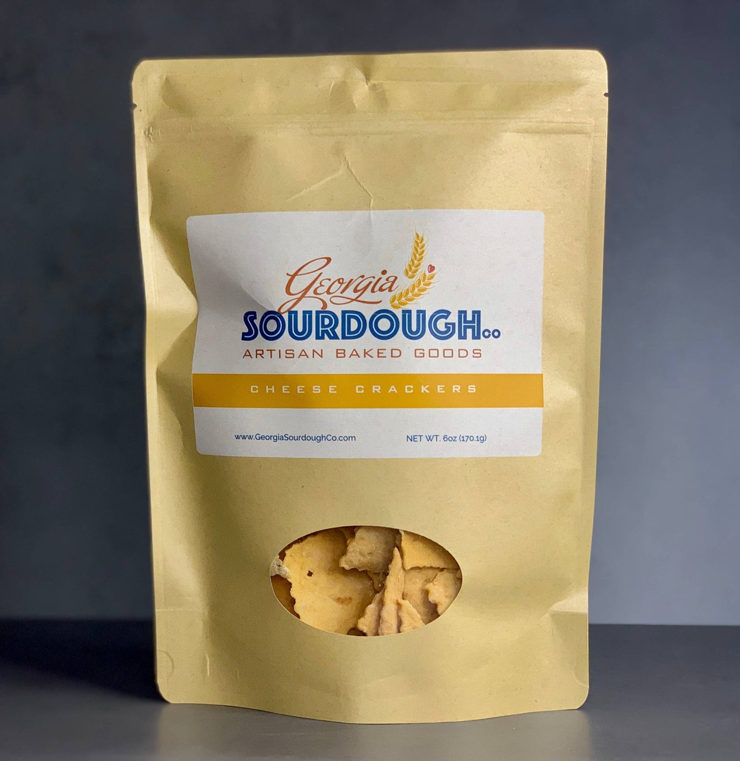 Georgia Sourdough Co. - Cheese Crackers: 6 oz.
