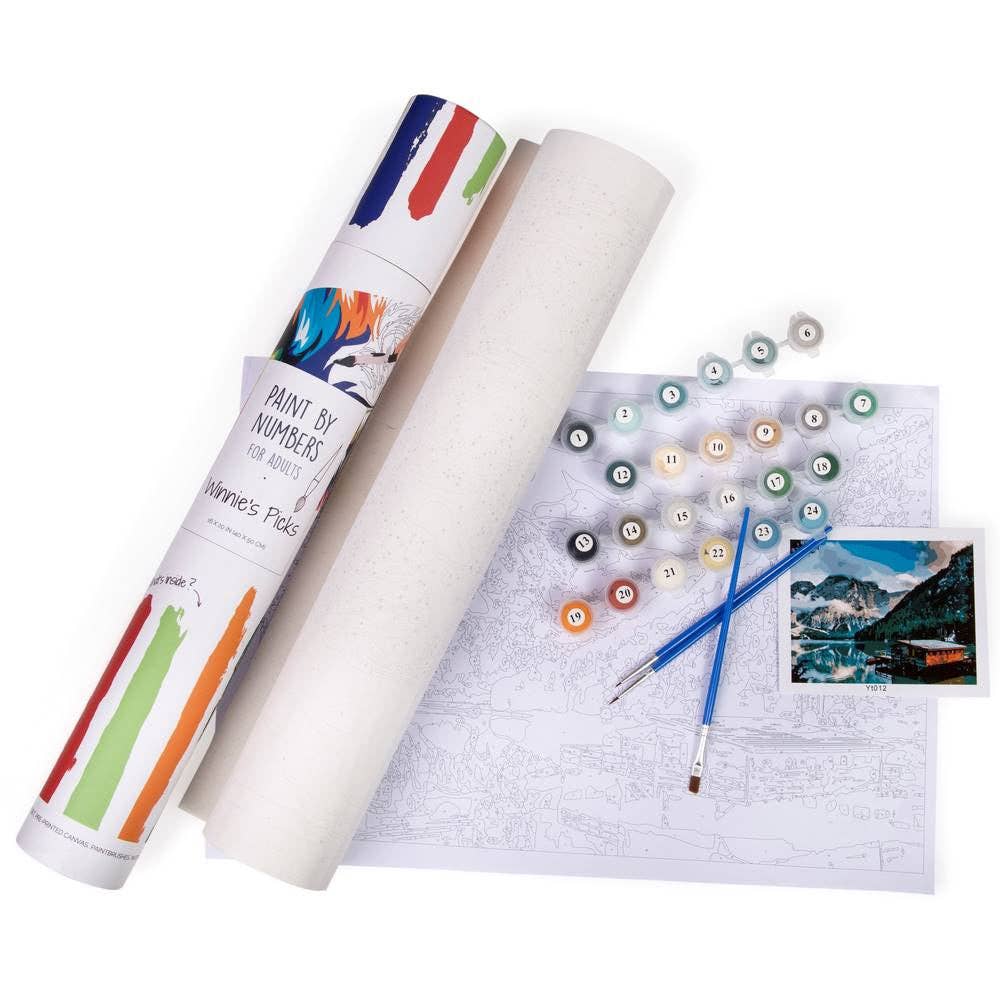 Winnie's Picks - Poppies, by Claude Monet - Gift for Christmas Decor Paint by Numbers Kit: Without Frame