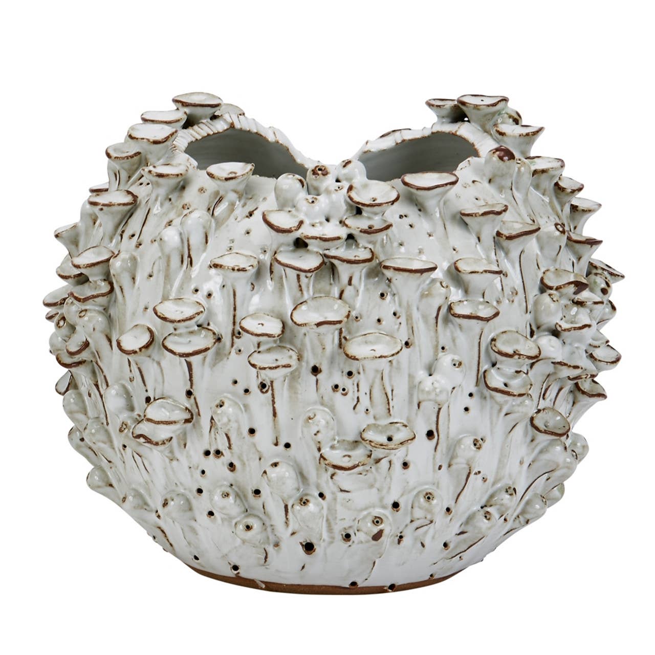 Continental Home - White Barnacle Vase V154L