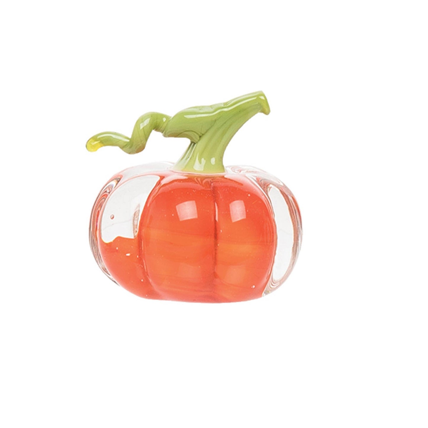 C&F Home - Fall/Harvest Mini Art Glass Pumpkin Figurine Set 4
