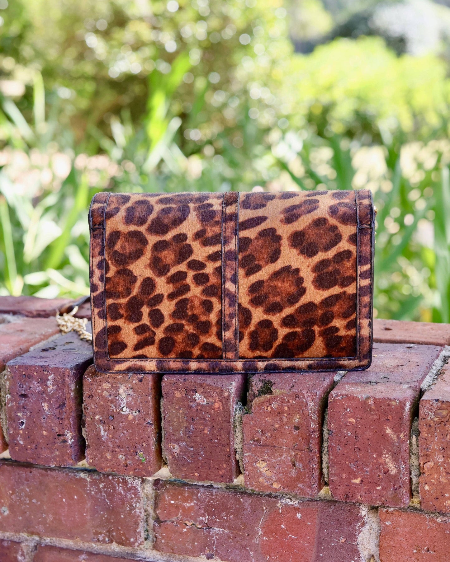 Caroline Hill - Cecilia Circle Logo Handbag Spotted Saddle: Default