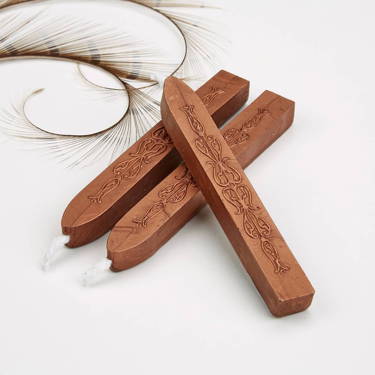 Freund Mayer & Co. - Sealing Wax Sticks with wick 3PK- 25+ colors: Apple Green