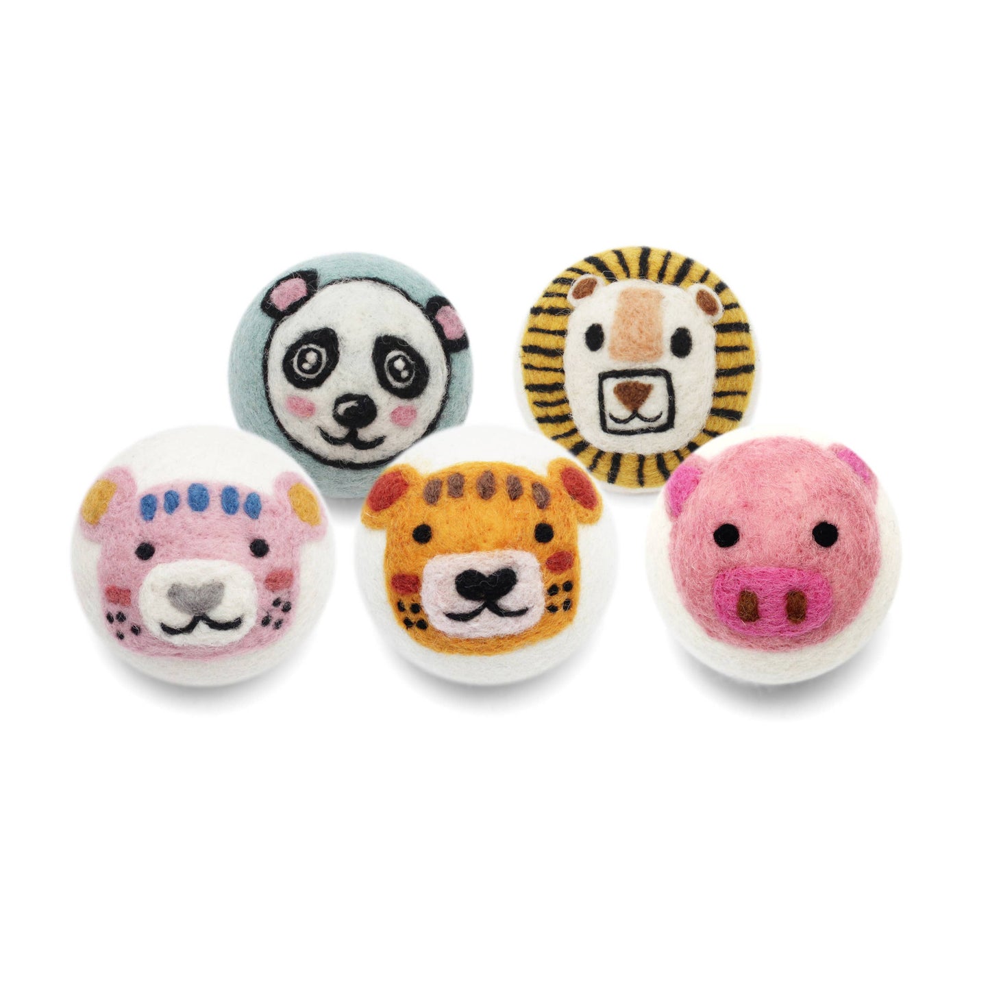 Ethical Global - Cute Animals: Eco Wool Dryer Balls Fair-Trade: Panda