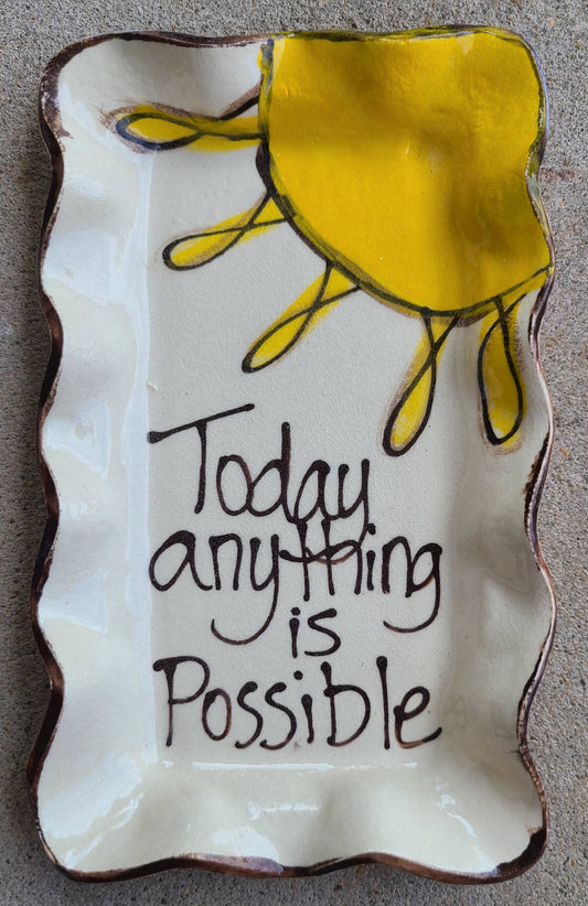 Heartfelt Traditions - Small Rectangle Plate (AW Sunshine Today)