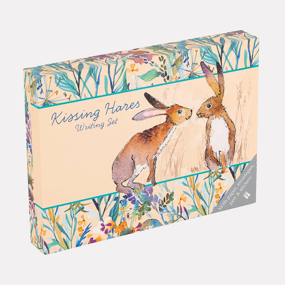 The Gifted Stationery Company - Writing Set - Kissing Hares