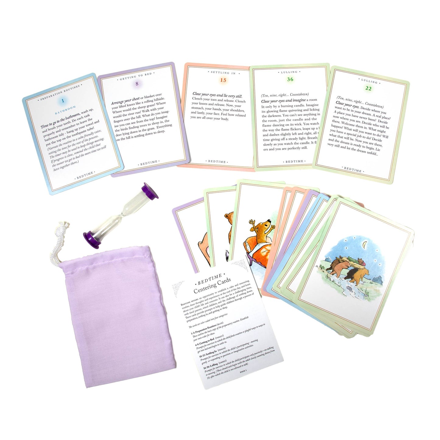 eeBoo - Bedtime Centering Cards