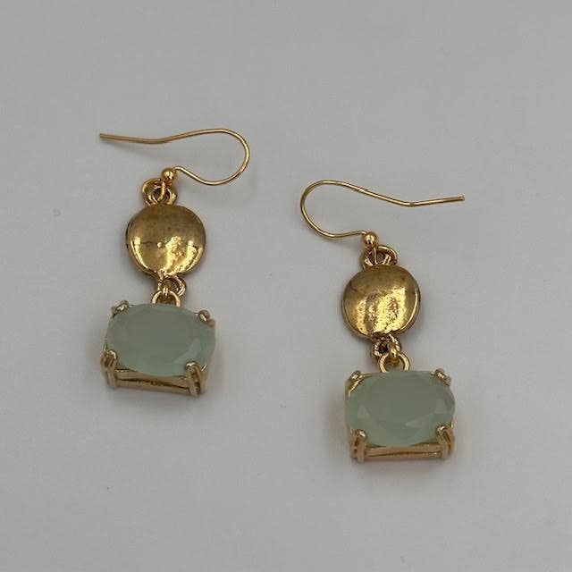 Volare - 5912G cubic zirconia Drop earrings: Clear