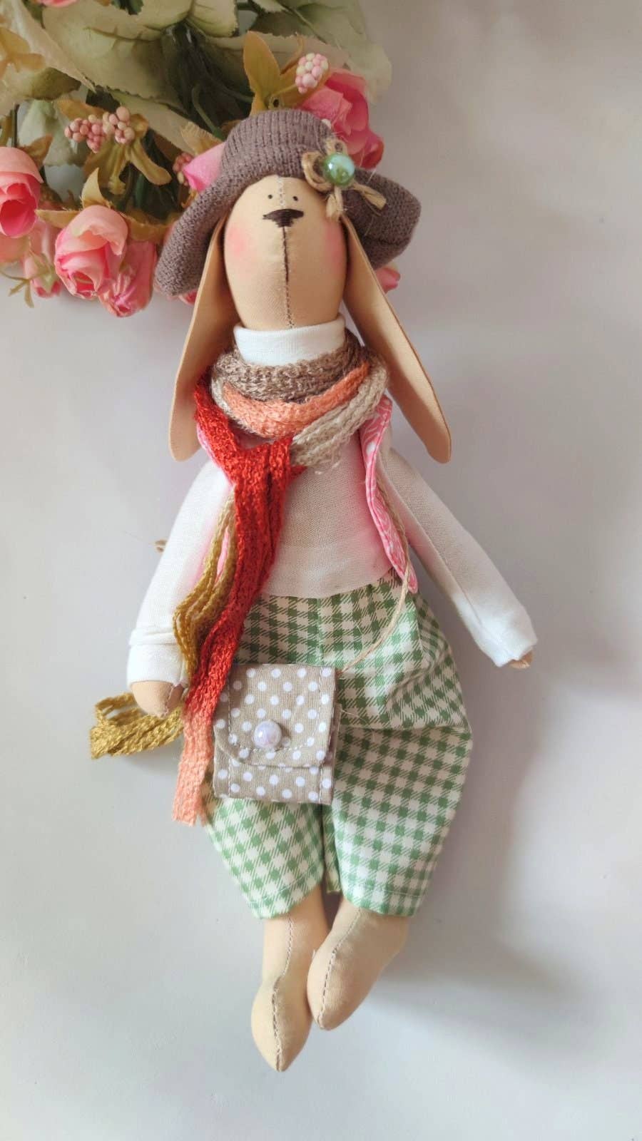 ChernikovaNataliya - Handmade Soft Toy Bunny Rabbit, Home Decoration