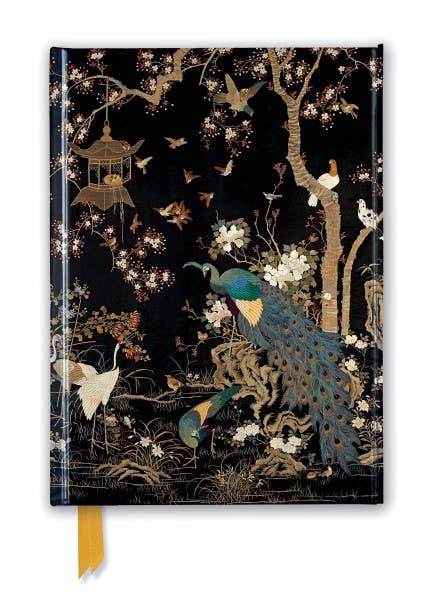 Texas Bookman - Ashmolean Museum: Embroidered Hanging With Peacock Journal