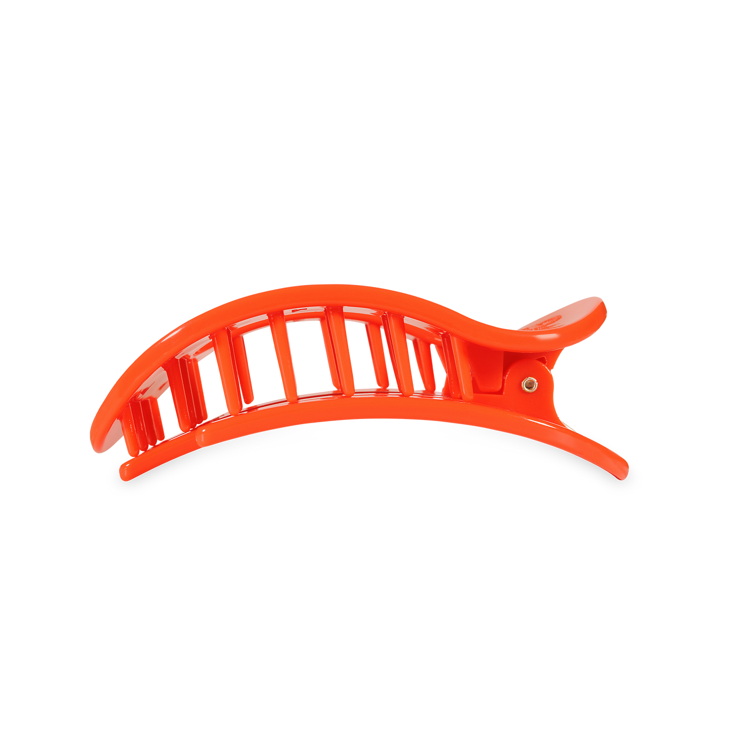 TELETIES - Flat Round Hair Clip | Medium | Go Canes!