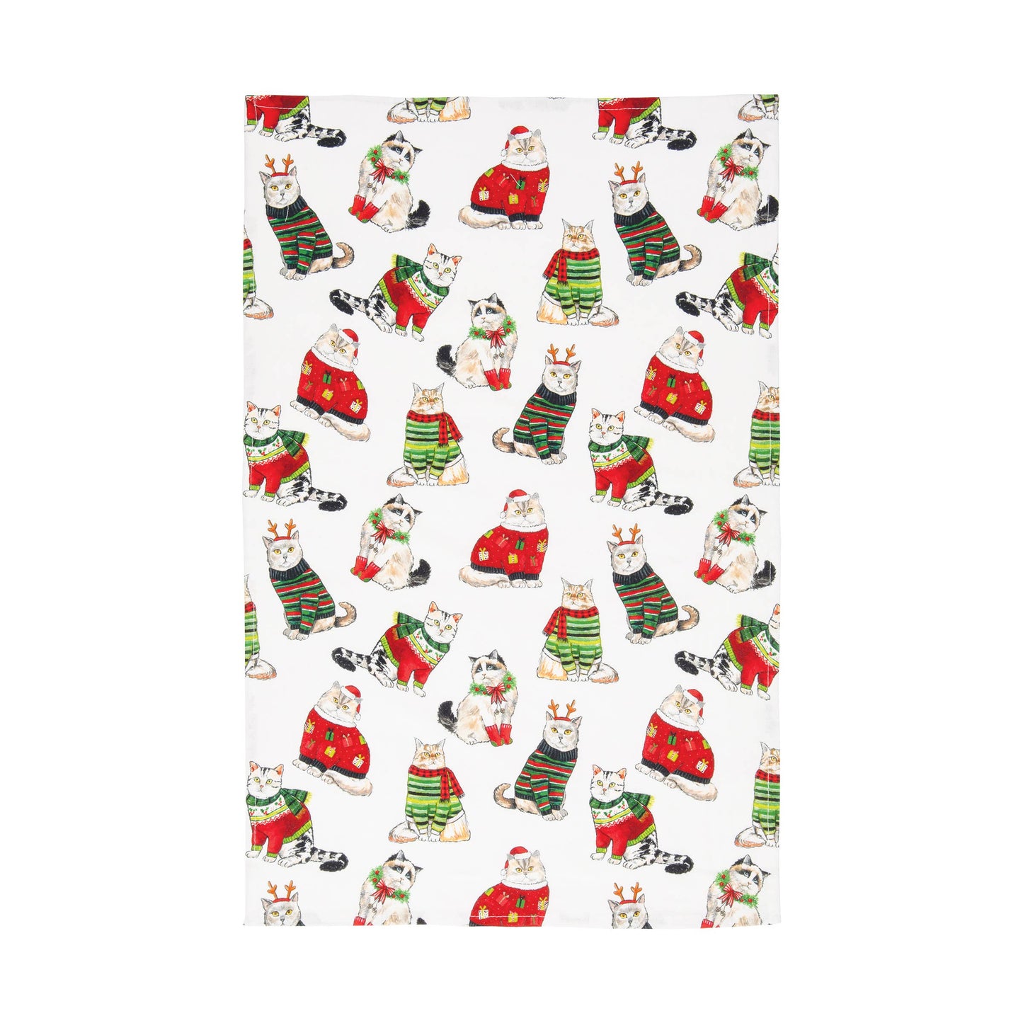 C&F Home - Christmas Cats Kitchen Towel