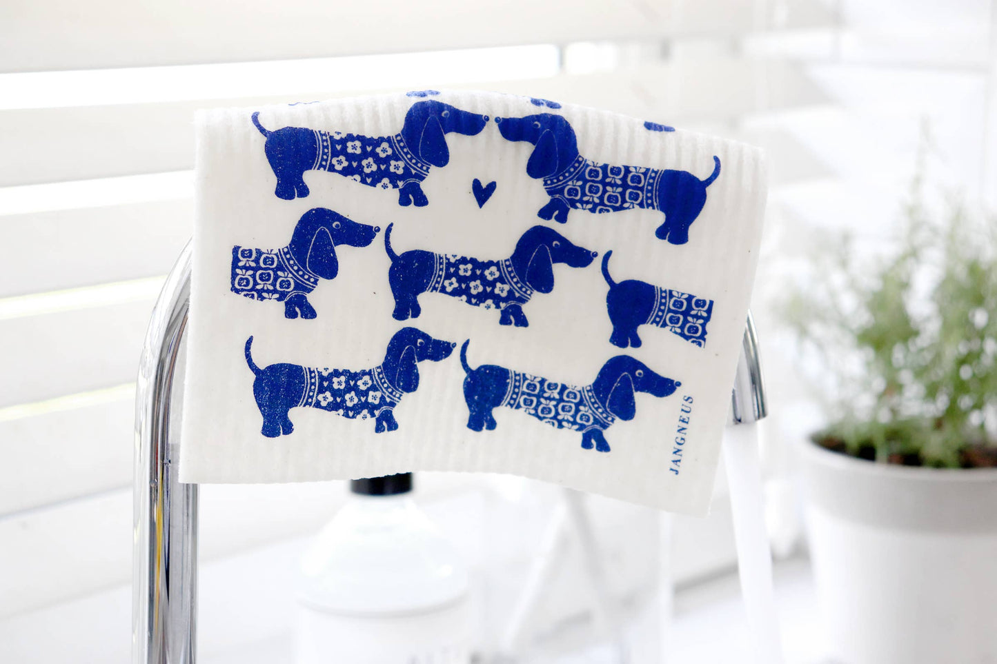 Jangneus - Swedish Dishcloth - Dax - Blue