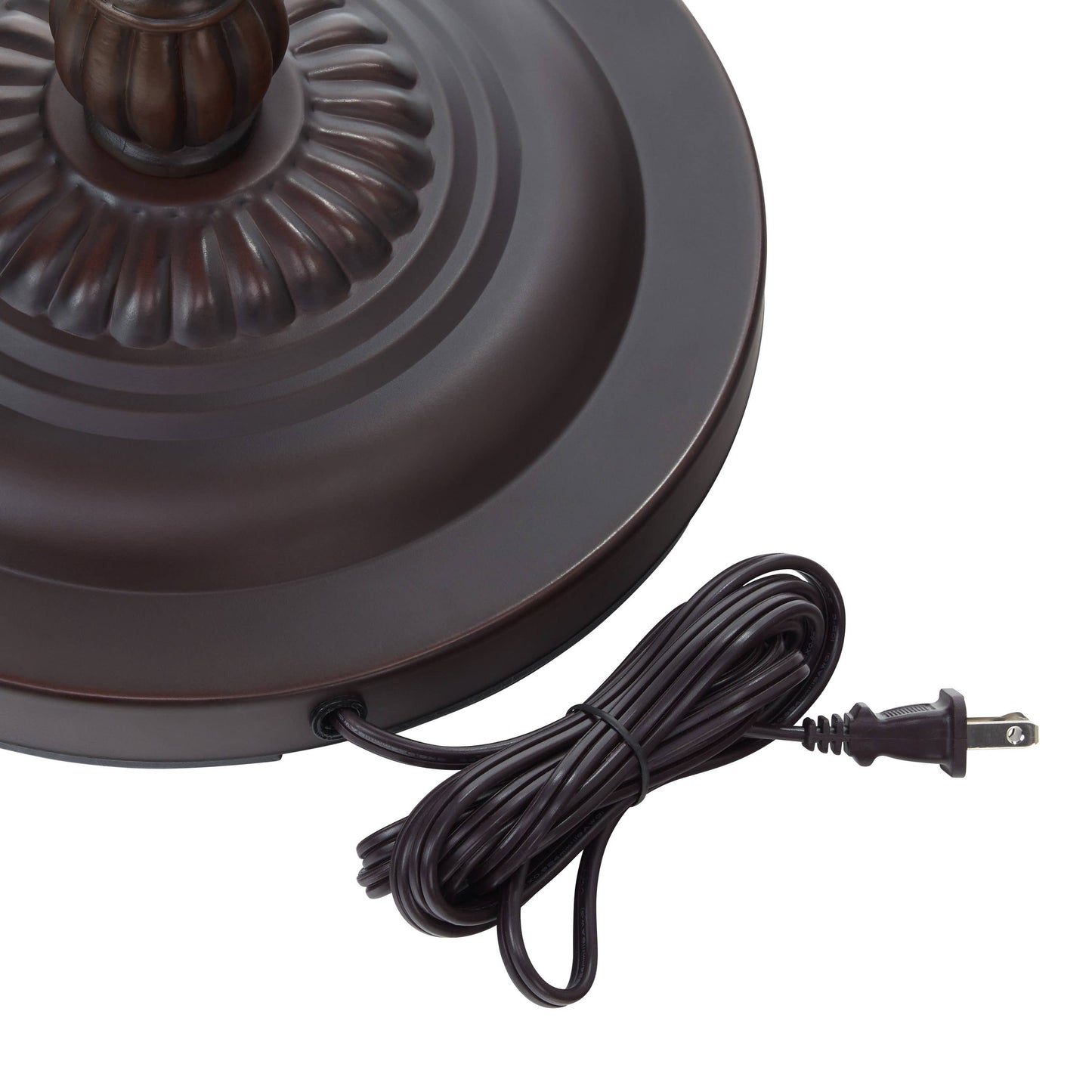 River of Goods - 64"H Allistar Stained Glass Bowl Candlestick Floor Lamp