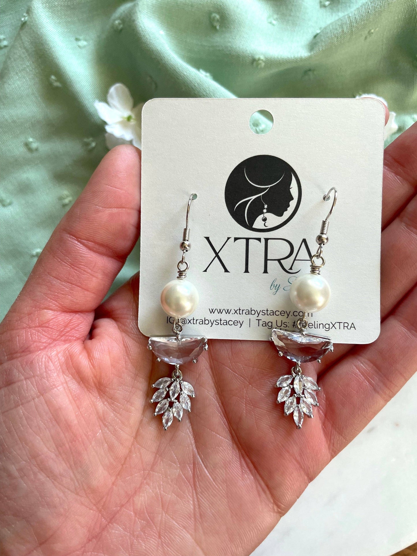 XTRA by Stacey - The Corey Earring - Silver