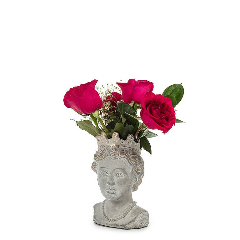 Abbott - Xs Queen Head Planter-7"H