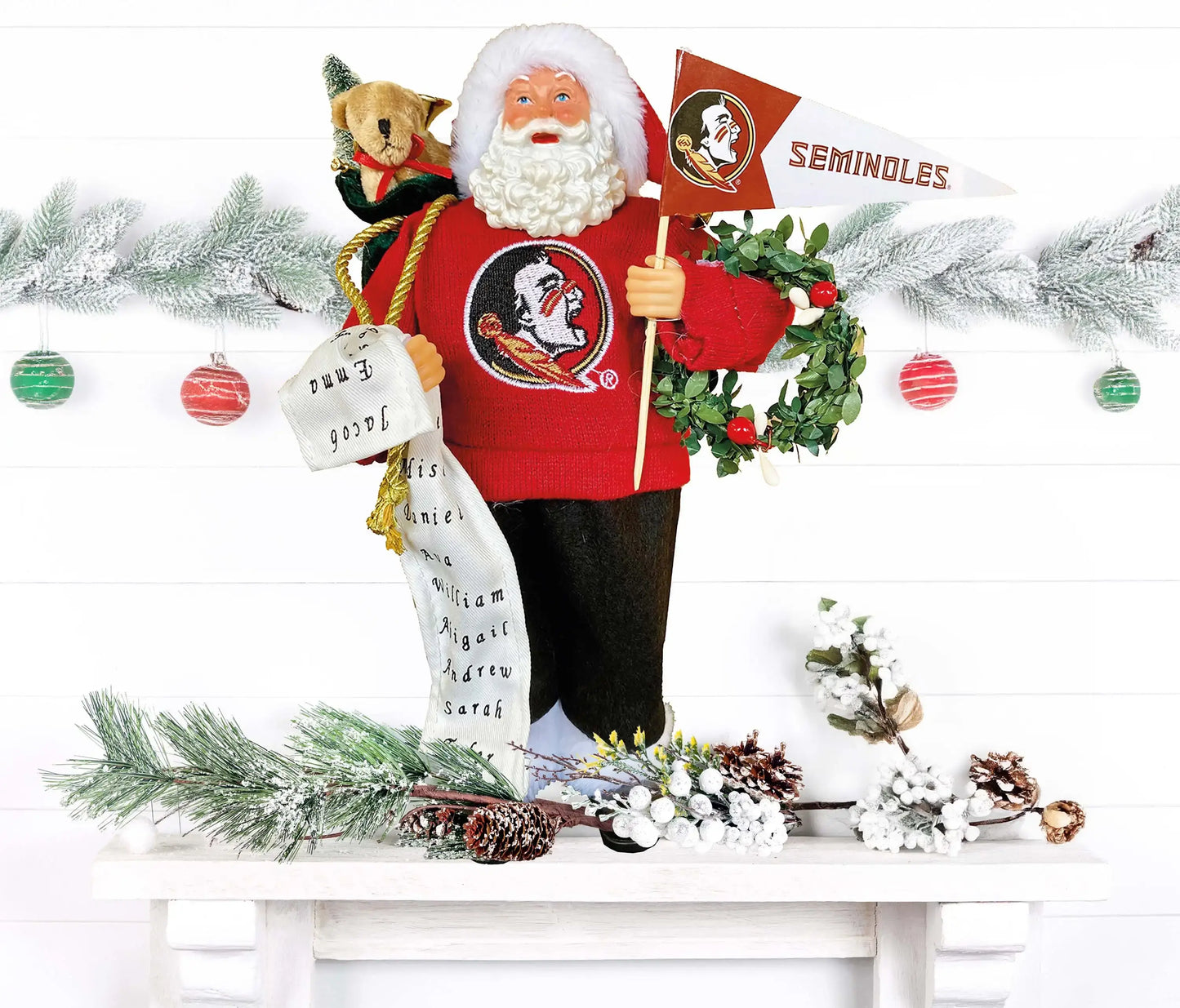 Santa’s Workshop Inc. - 12" Florida State Proud Santa