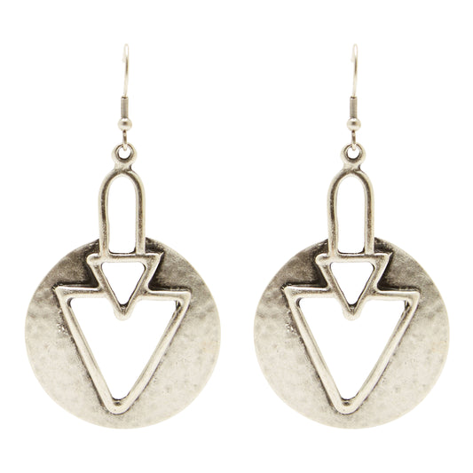 Chanour - Handmade Pewter Earrings - KU155