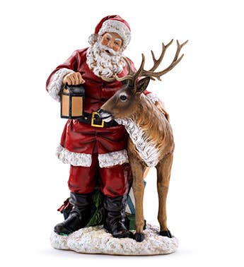 Napco - Santa with Deer  Item # 52274