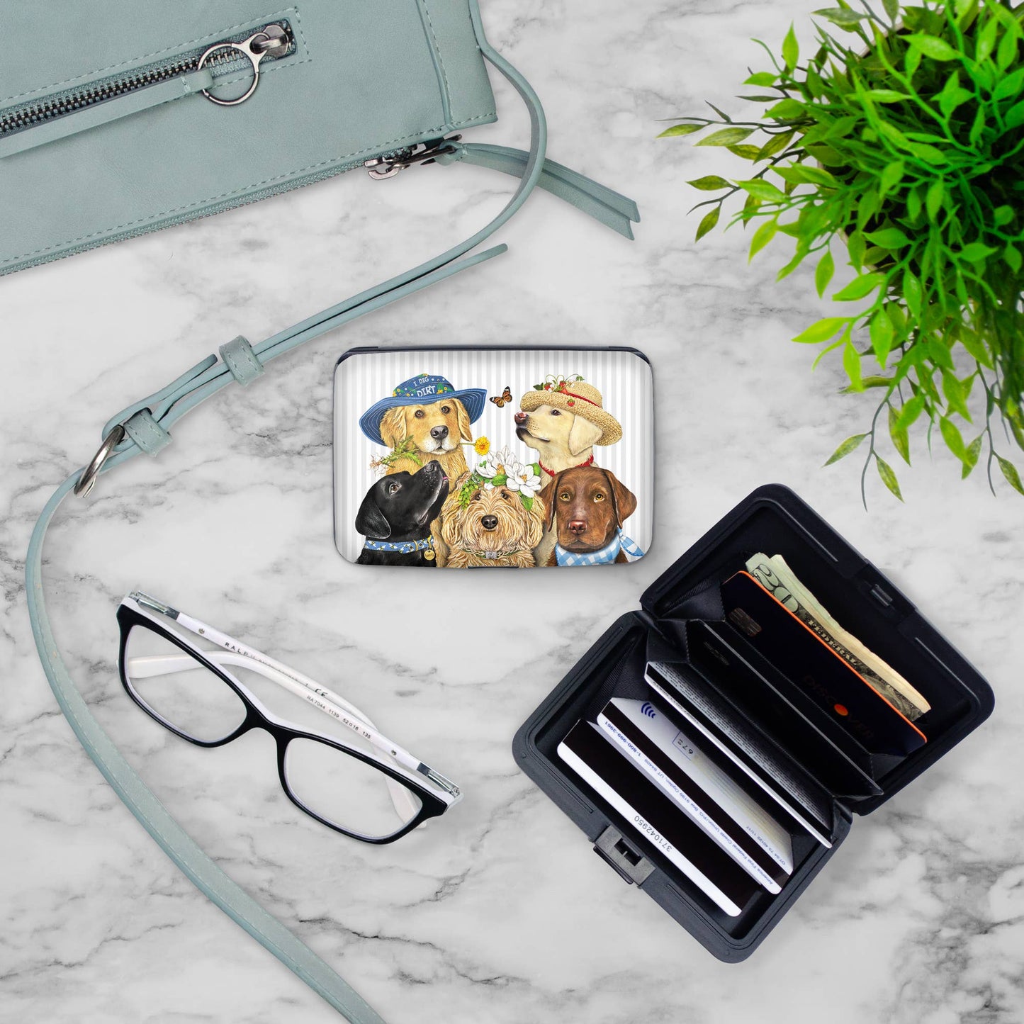 Monarque - Mary Lake-Thompson Dogs - Armored Wallet