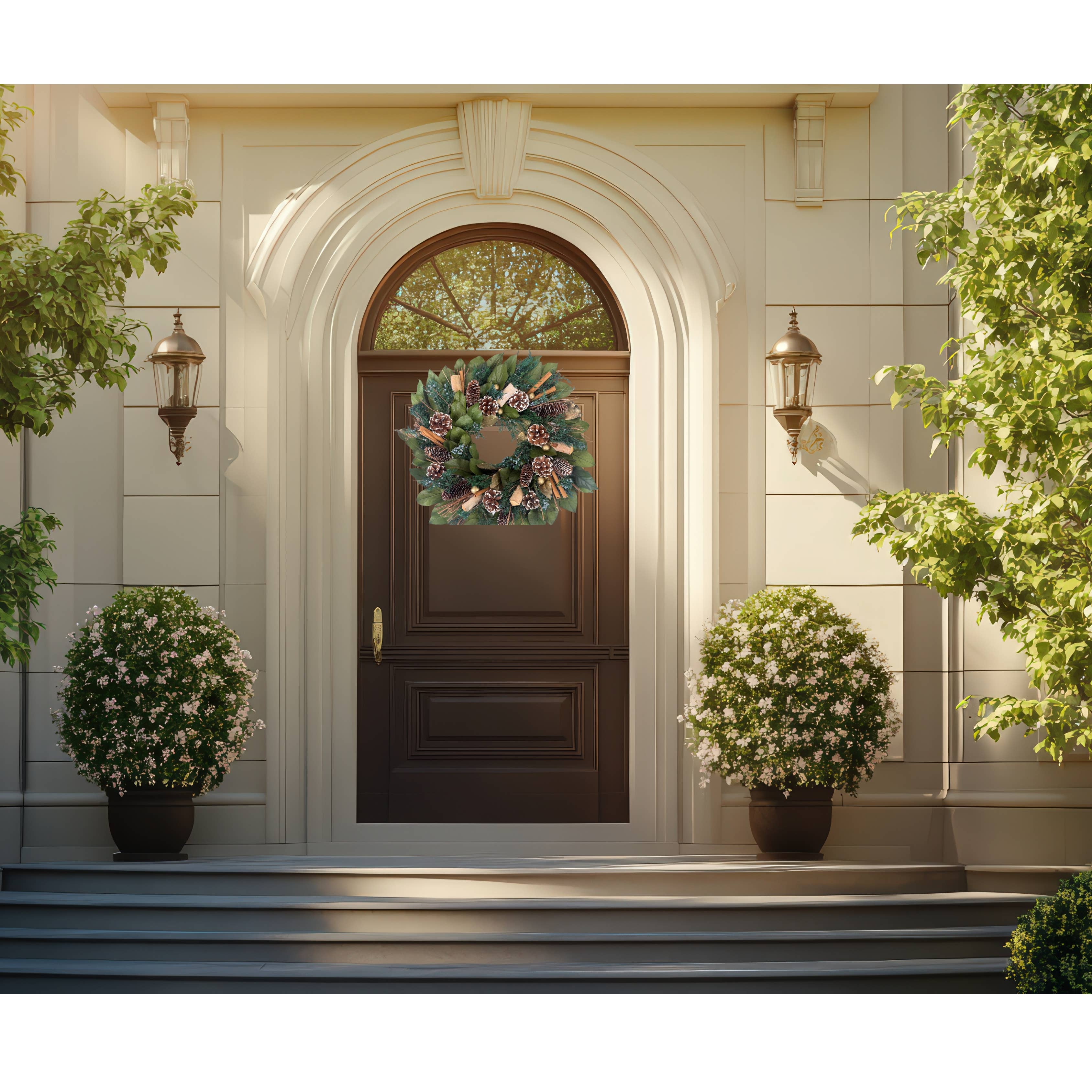 Andaluca Evergreen Pine Wreath - Thumbnail 4