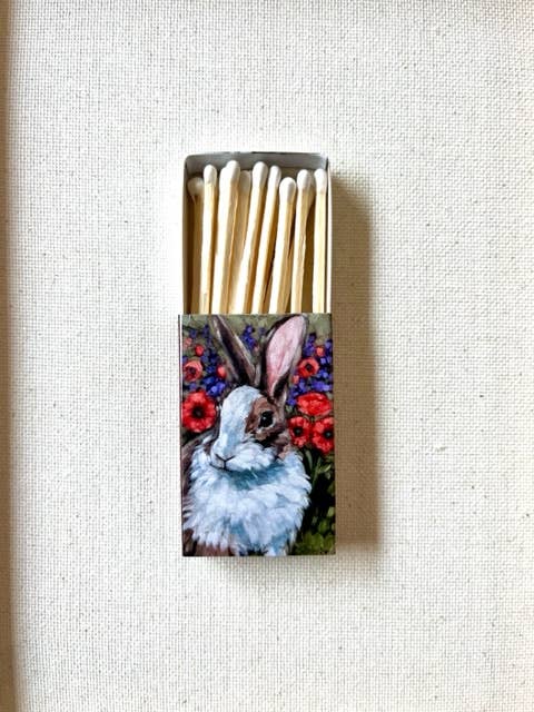 Rustic Nester - Customized matchbox, matches for candles, party favors, gift