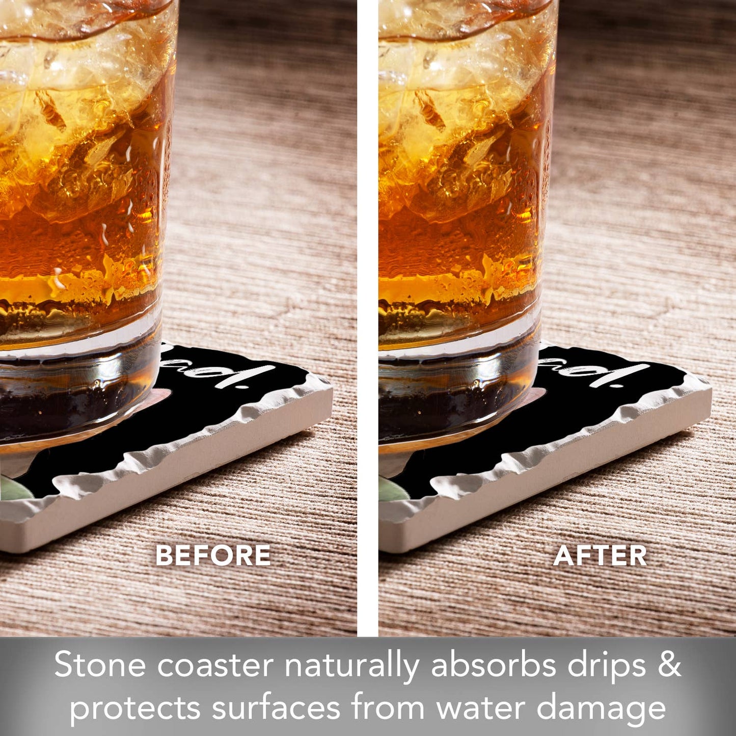 CounterArt/Highland Home/Thirstystone - My Bad Single Absorbent Stone Tumbled Tile Coaster