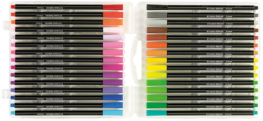 Peter Pauper Press - Studio Series Fine-Line Marker Set (30 colors, 0.4mm tip)