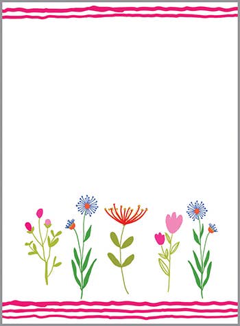 GINA B DESIGNS - Memo Pad -  Sweet Lil Stems