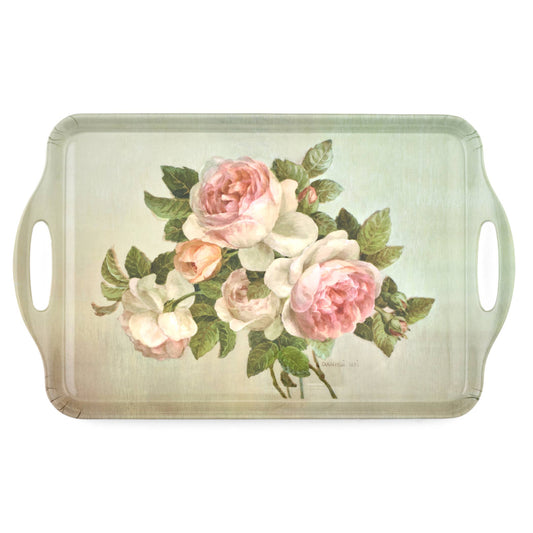 Portmeirion, Spode, Pimpernel, Nachtmann, Wrendale Designs - Antique Roses Large Melamine Tray: Melamine / Antique Roses