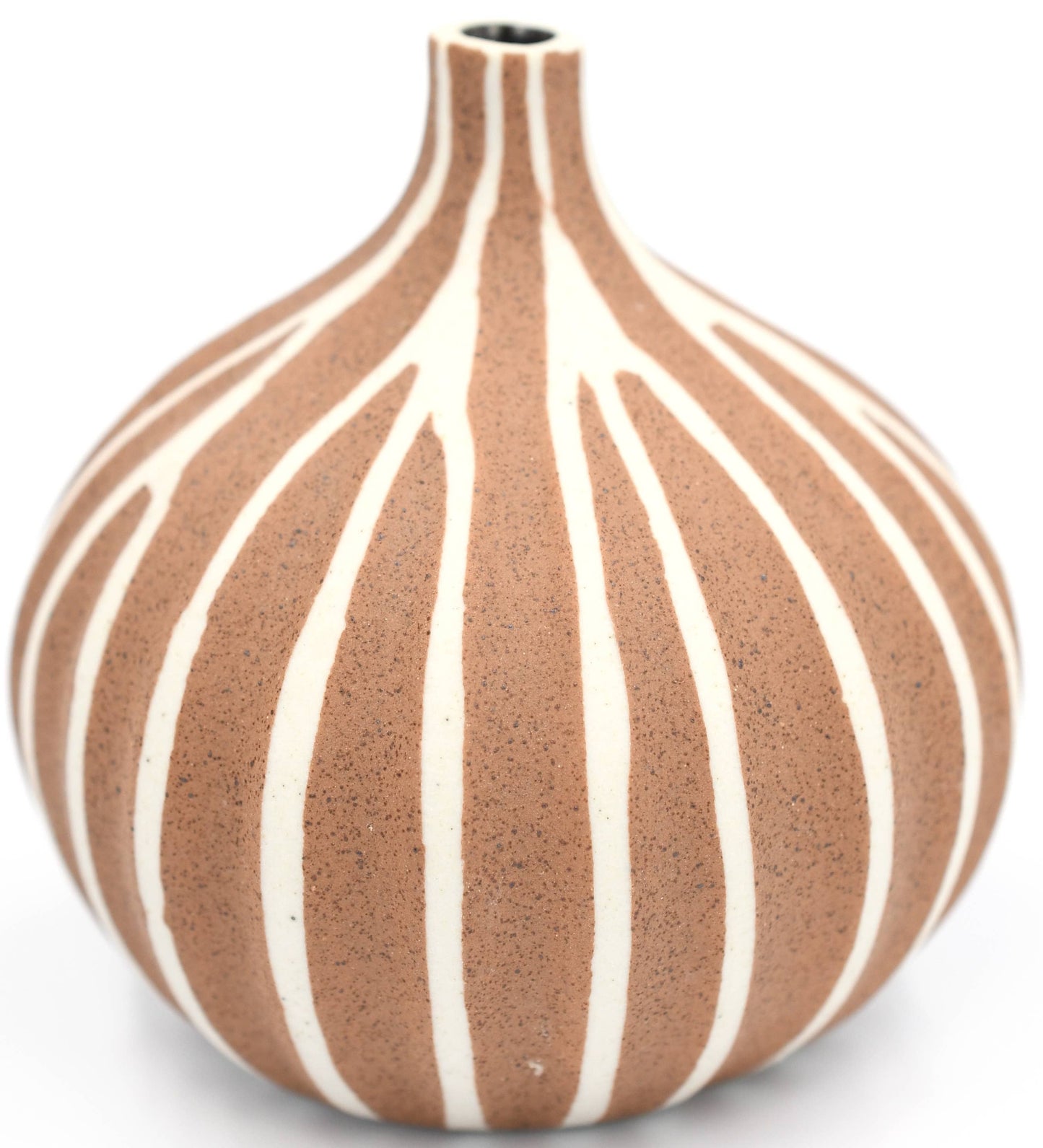 Art Floral Trading LLC - 192TERRA CONGO TINY S-Handcrafted Porcelain Bud Vase