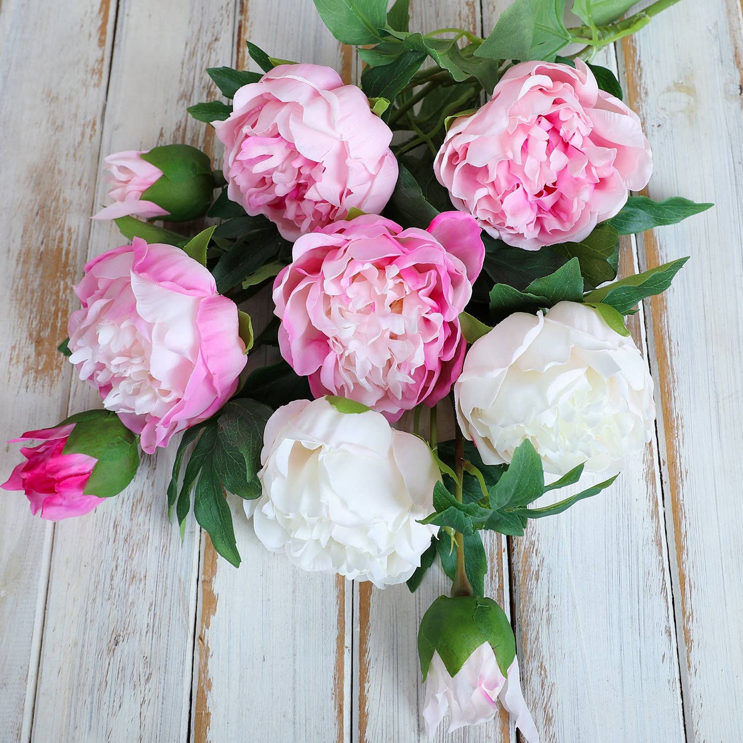 Angel Isabella - 32" Lifelike & Elegant Real Touch Artificial Peony: Pink