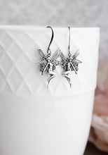 Load image into Gallery viewer, A Pocket of Posies - Fairy Earrings - (more colors): Antiqued Silver