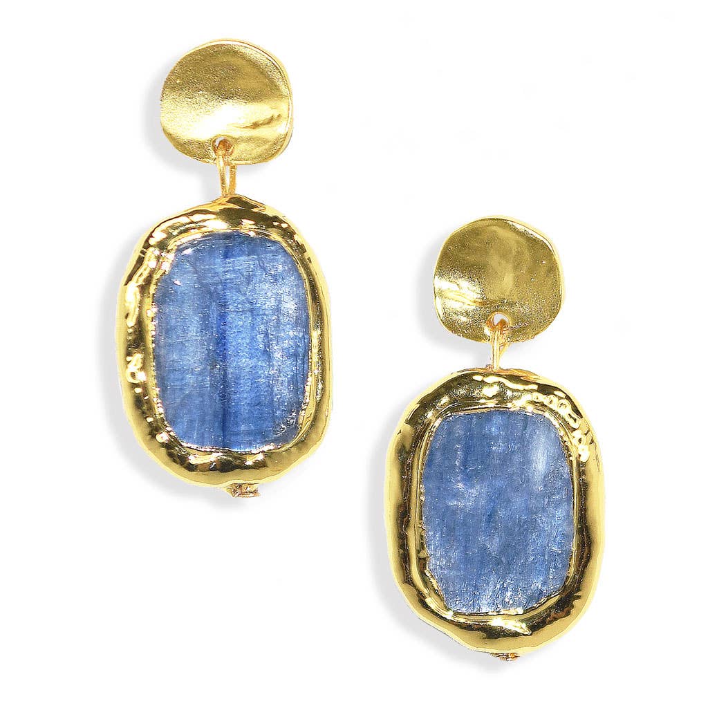 KARINE SULTAN - Kyanite drop earrings