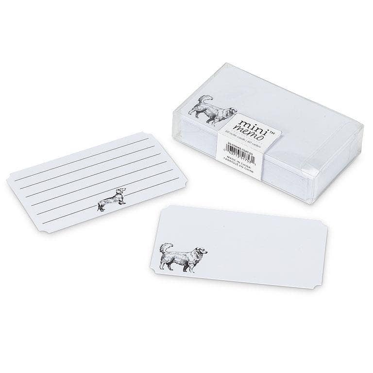 Abbott - Dog Mini Note Cards. 50 Pieces