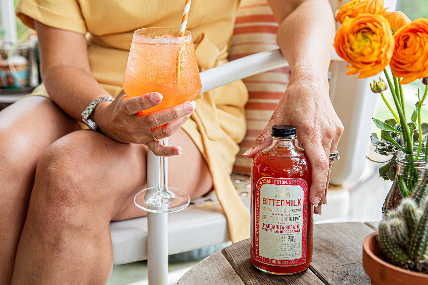 Bittermilk Bottling Co. - Bittermilk No.8- Margarita Rosato with Italian Blood Orange