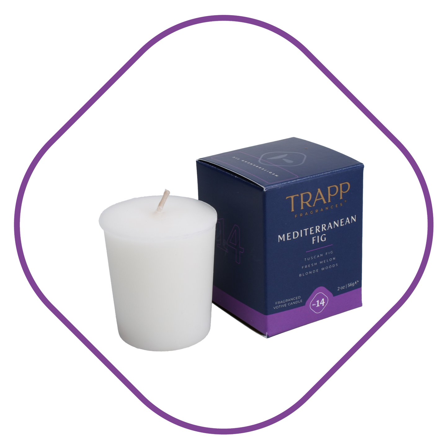 Trapp Fragrances - No. 14 Mediterranean Fig 2 oz. Votive Candle
