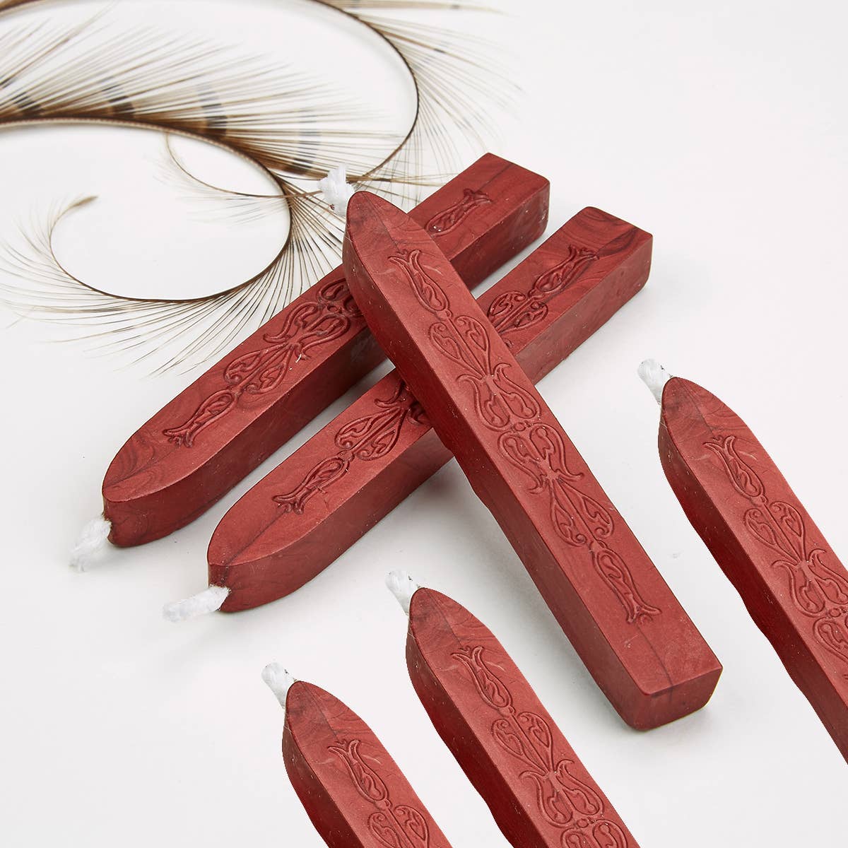 Freund Mayer & Co. - Sealing Wax Sticks with wick by color Bulk- 25+ colors- 12's: Lemon Pearl