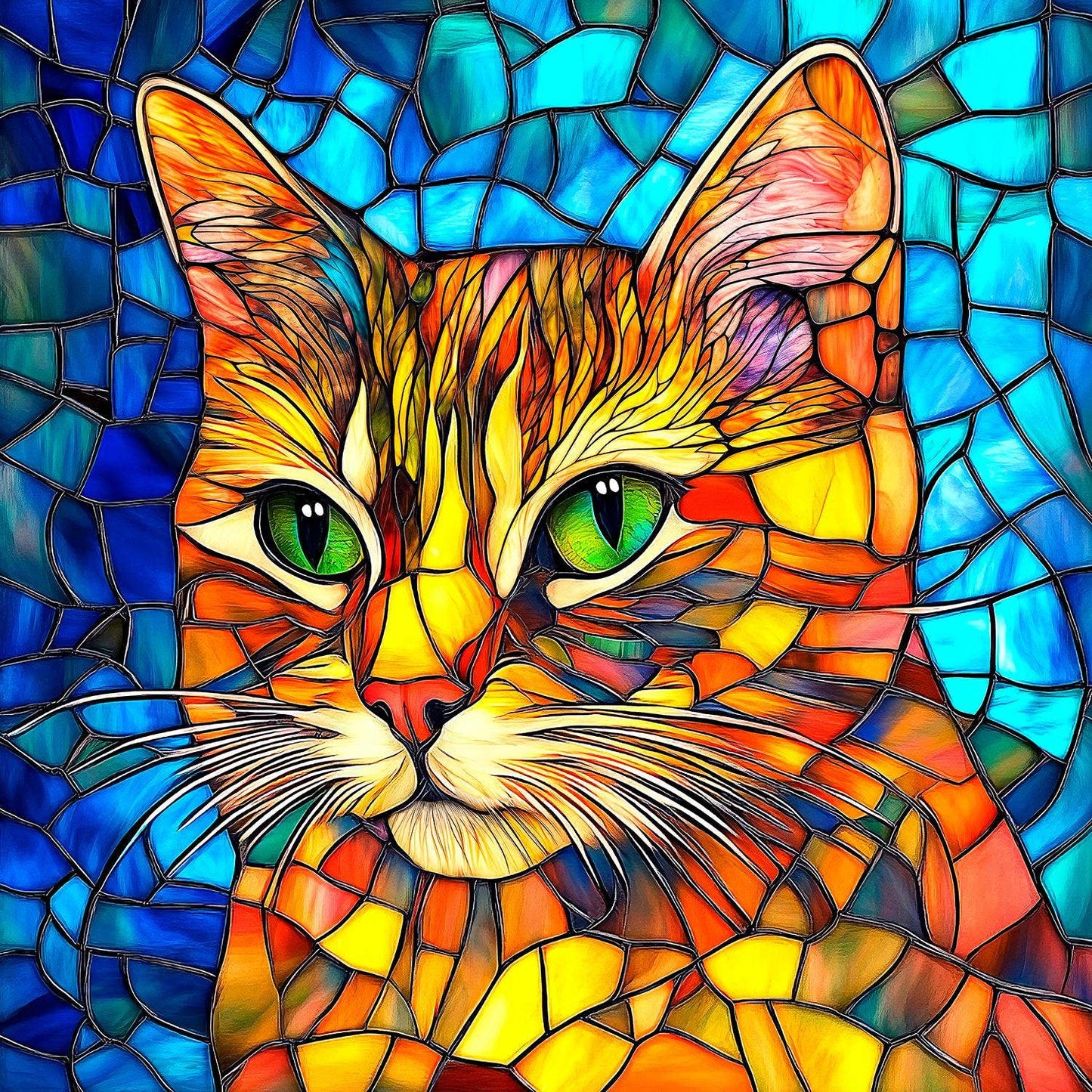 SunsOut - 1027 Ginger Cat 500 PC Puzzle