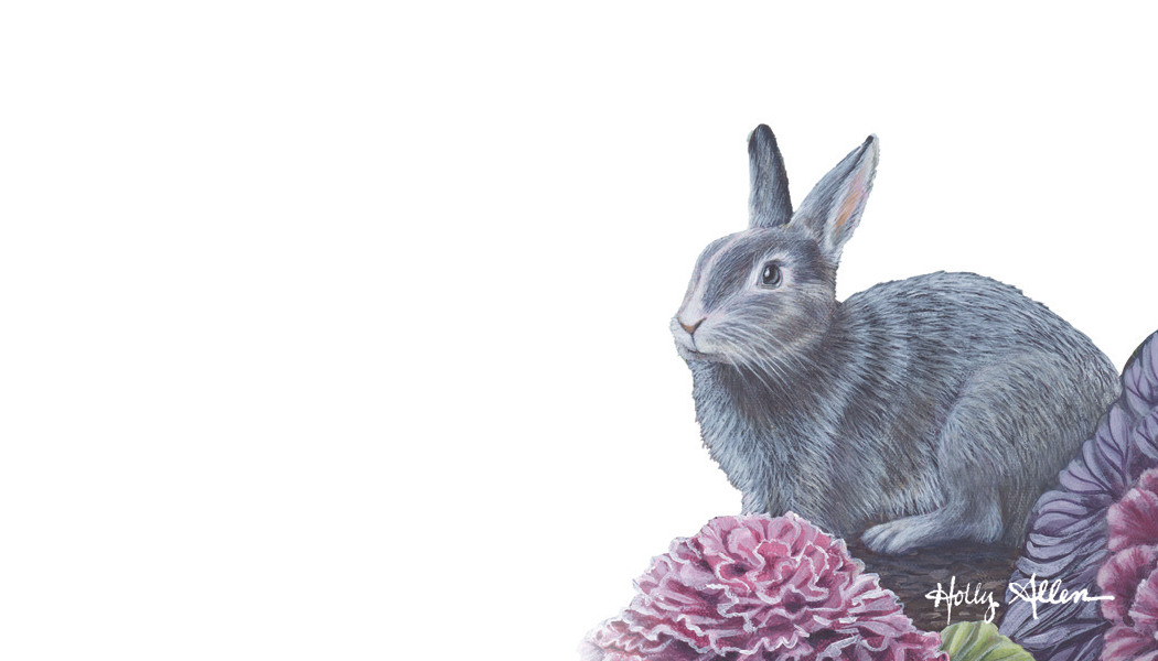 Forever Caroline LLC - Bunny Rabbit Tiny Cards | Pack of 60 "Love Notes"